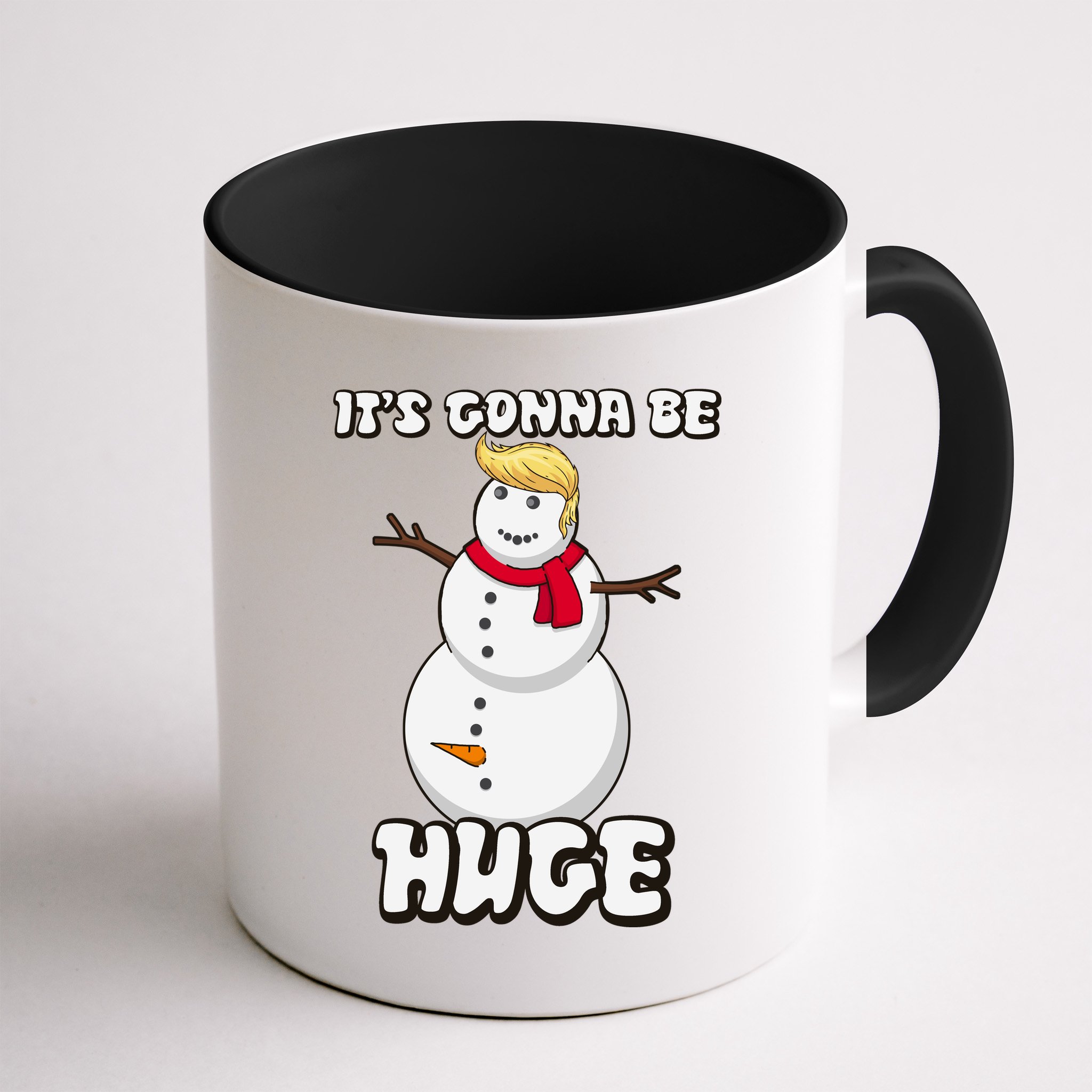 It's Gonna Be Huge Trump Christmas Snowman Mug