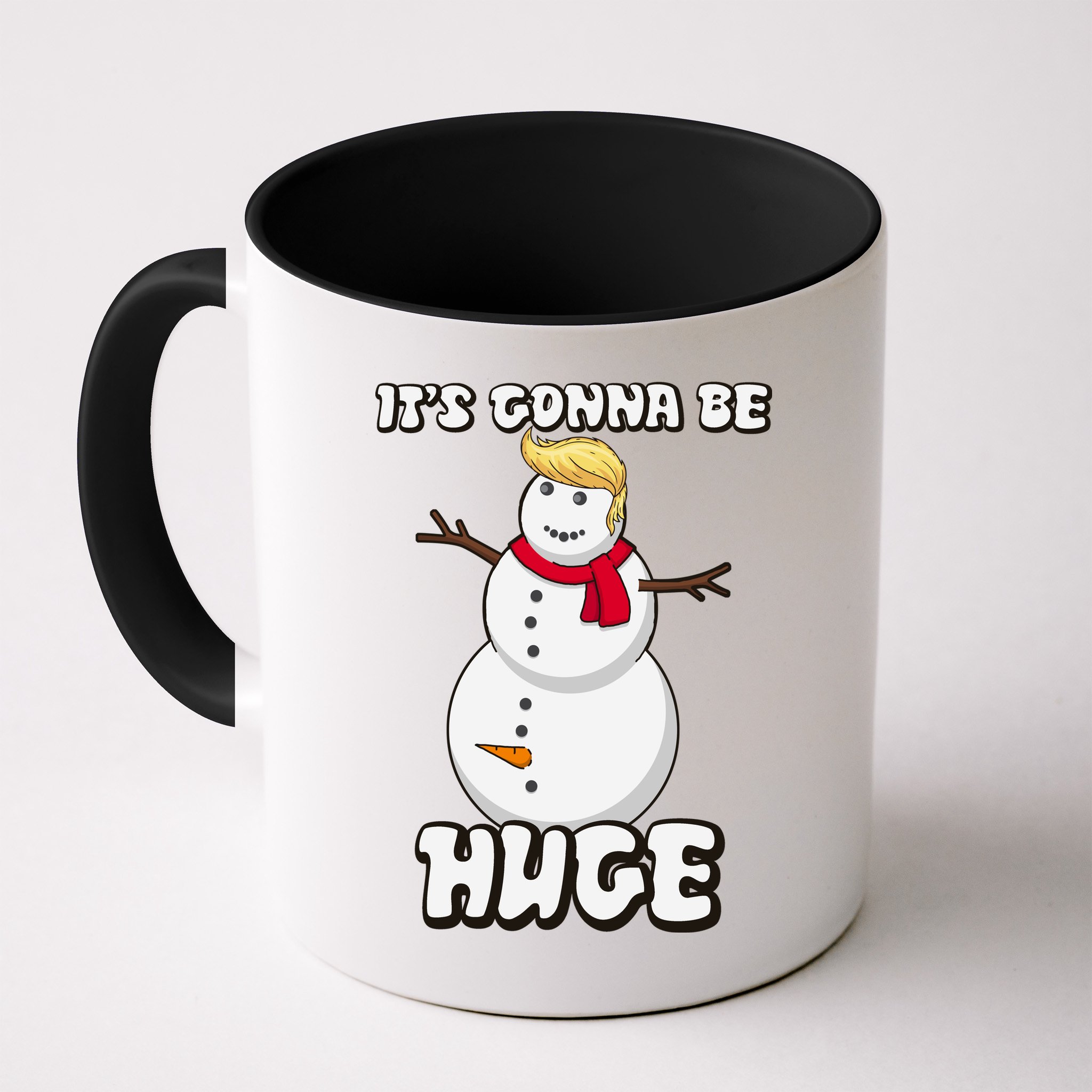 It's Gonna Be Huge Trump Christmas Snowman Mug