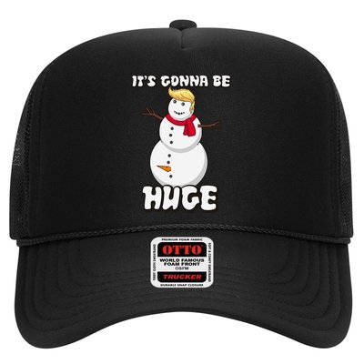 It's Gonna Be Huge Trump Christmas Snowman Trucker Hat