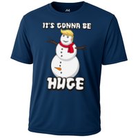 It's Gonna Be Huge Trump Christmas Snowman Cooling Performance Crew T-Shirt