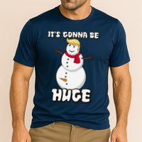 It's Gonna Be Huge Trump Christmas Snowman Cooling Performance Crew T-Shirt
