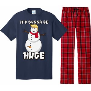 It's Gonna Be Huge Trump Christmas Snowman Pajama Set