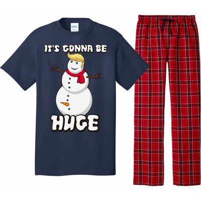 It's Gonna Be Huge Trump Christmas Snowman Pajama Set