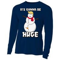 It's Gonna Be Huge Trump Christmas Snowman Cooling Performance Long Sleeve Crew