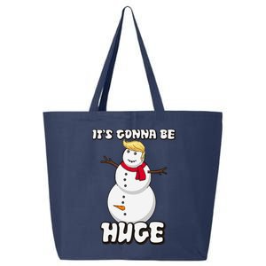 It's Gonna Be Huge Trump Christmas Snowman 25L Jumbo Tote