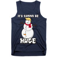 It's Gonna Be Huge Trump Christmas Snowman Tank Top