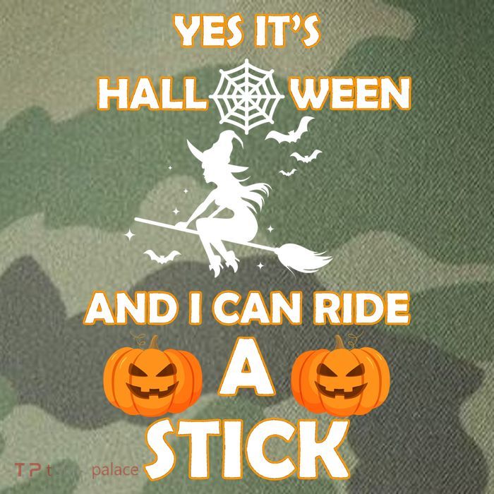 Its Halloween & I Can Ride a Stick Witch Legacy Tie Dye Trucker Hat
