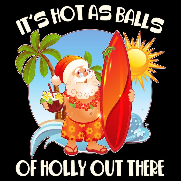 It's Hot As Balls Of Holly Out There Christmas In July Bucket Hat