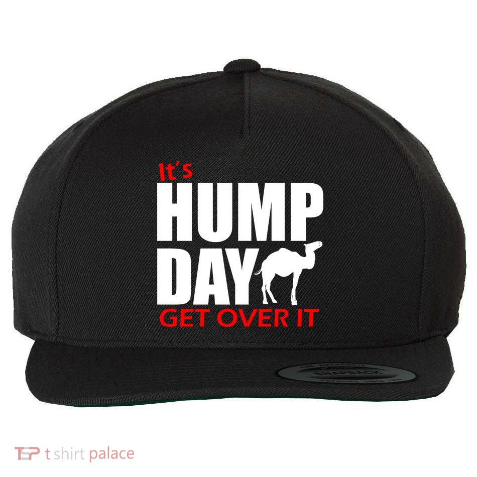 It's Hump Day Get Over It Wool Snapback Cap