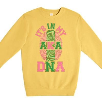 It's In My AKA DNA Fingerprint Premium Crewneck Sweatshirt