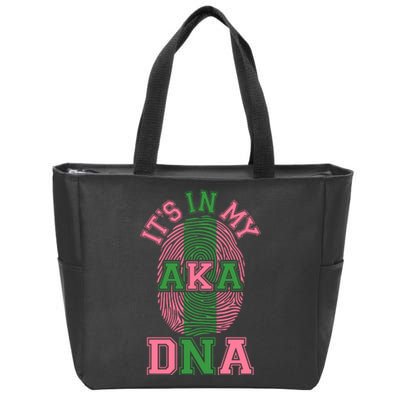 It's In My AKA DNA Fingerprint Zip Tote Bag