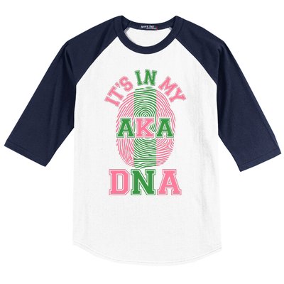 It's In My AKA DNA Fingerprint Baseball Sleeve Shirt