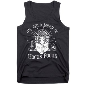 It's Just A Bunch Of Hocus Pocus Cat Halloween Tank Top