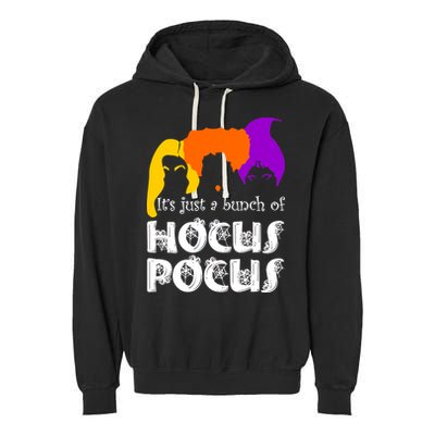 It's Just A Bunch of Hocus Pocus Halloween Garment-Dyed Fleece Hoodie