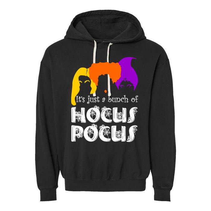 It's Just A Bunch of Hocus Pocus Halloween Garment-Dyed Fleece Hoodie