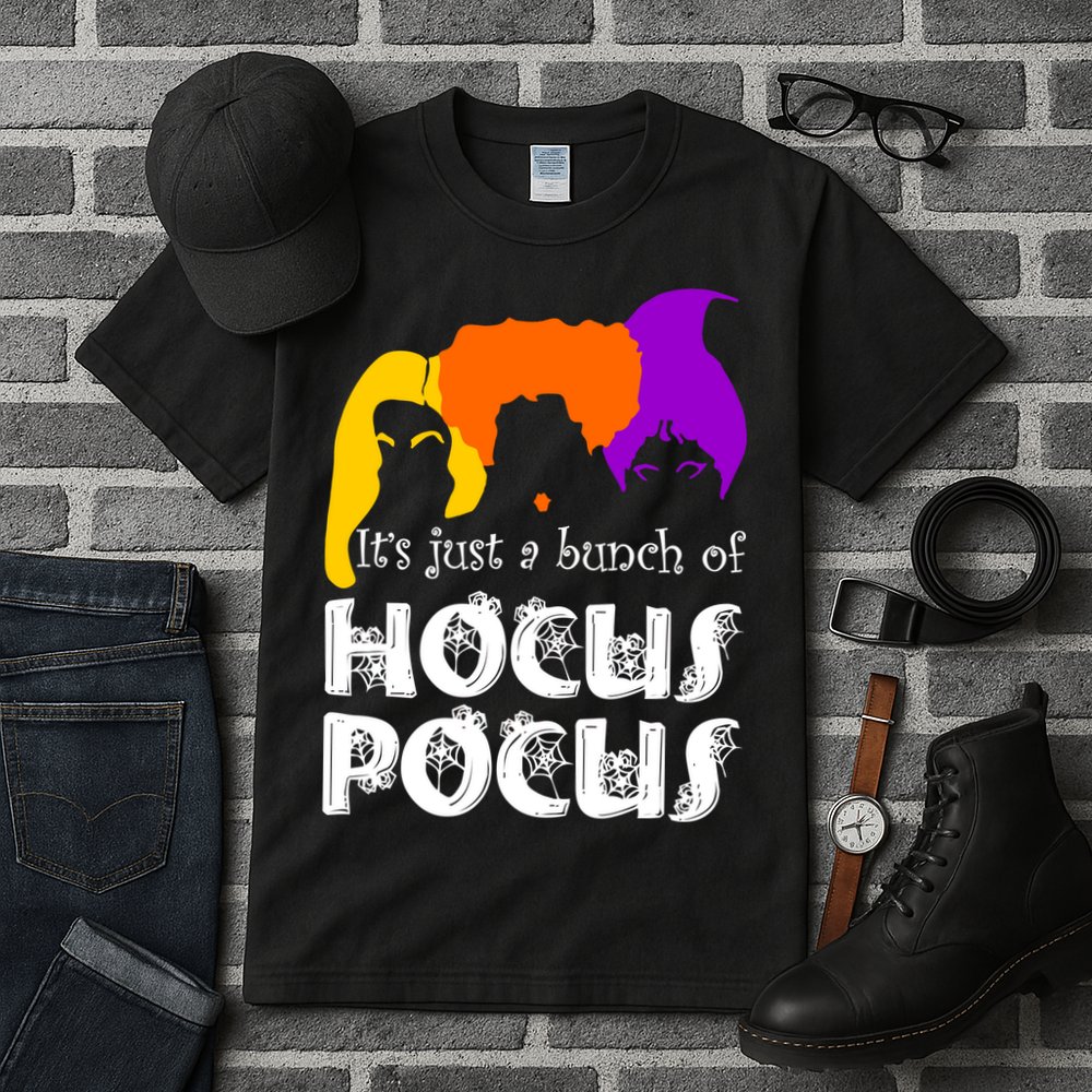 It's Just A Bunch of Hocus Pocus Halloween Tall T-Shirt