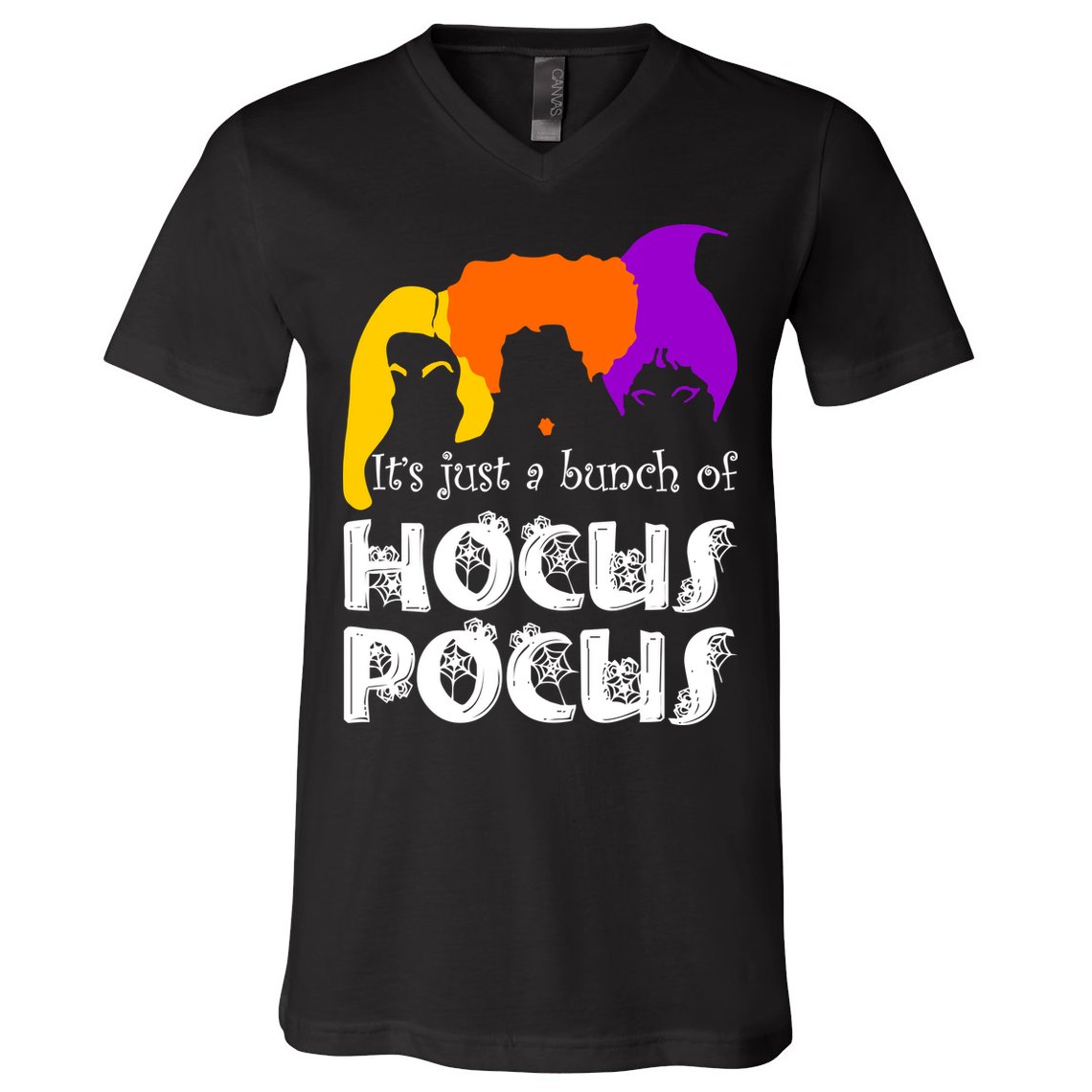It's Just A Bunch of Hocus Pocus Halloween V-Neck T-Shirt