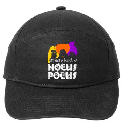 It's Just A Bunch of Hocus Pocus Halloween 7-Panel Snapback Hat
