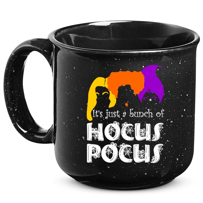 It's Just A Bunch of Hocus Pocus Halloween 15oz Campfire Ceramic Mug
