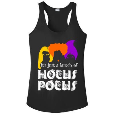 It's Just A Bunch of Hocus Pocus Halloween Ladies PosiCharge Competitor Racerback Tank