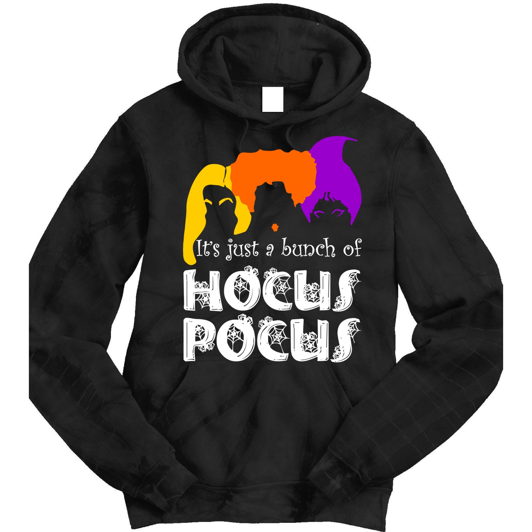It's Just A Bunch of Hocus Pocus Halloween Tie Dye Hoodie
