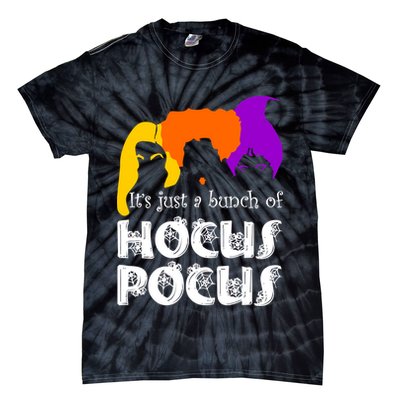 It's Just A Bunch of Hocus Pocus Halloween Tie-Dye T-Shirt