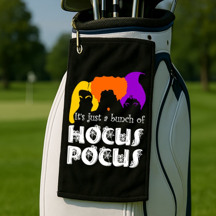 It's Just A Bunch of Hocus Pocus Halloween Golf Towel
