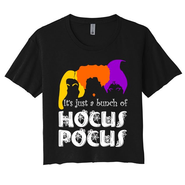 It's Just A Bunch of Hocus Pocus Halloween Crop Top