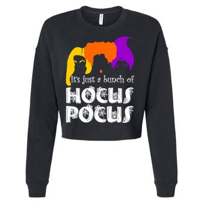 It's Just A Bunch of Hocus Pocus Halloween Cropped Pullover Crew