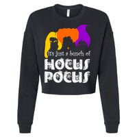 It's Just A Bunch of Hocus Pocus Halloween Cropped Pullover Crew