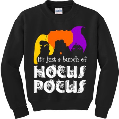 It's Just A Bunch of Hocus Pocus Halloween Kids Sweatshirt