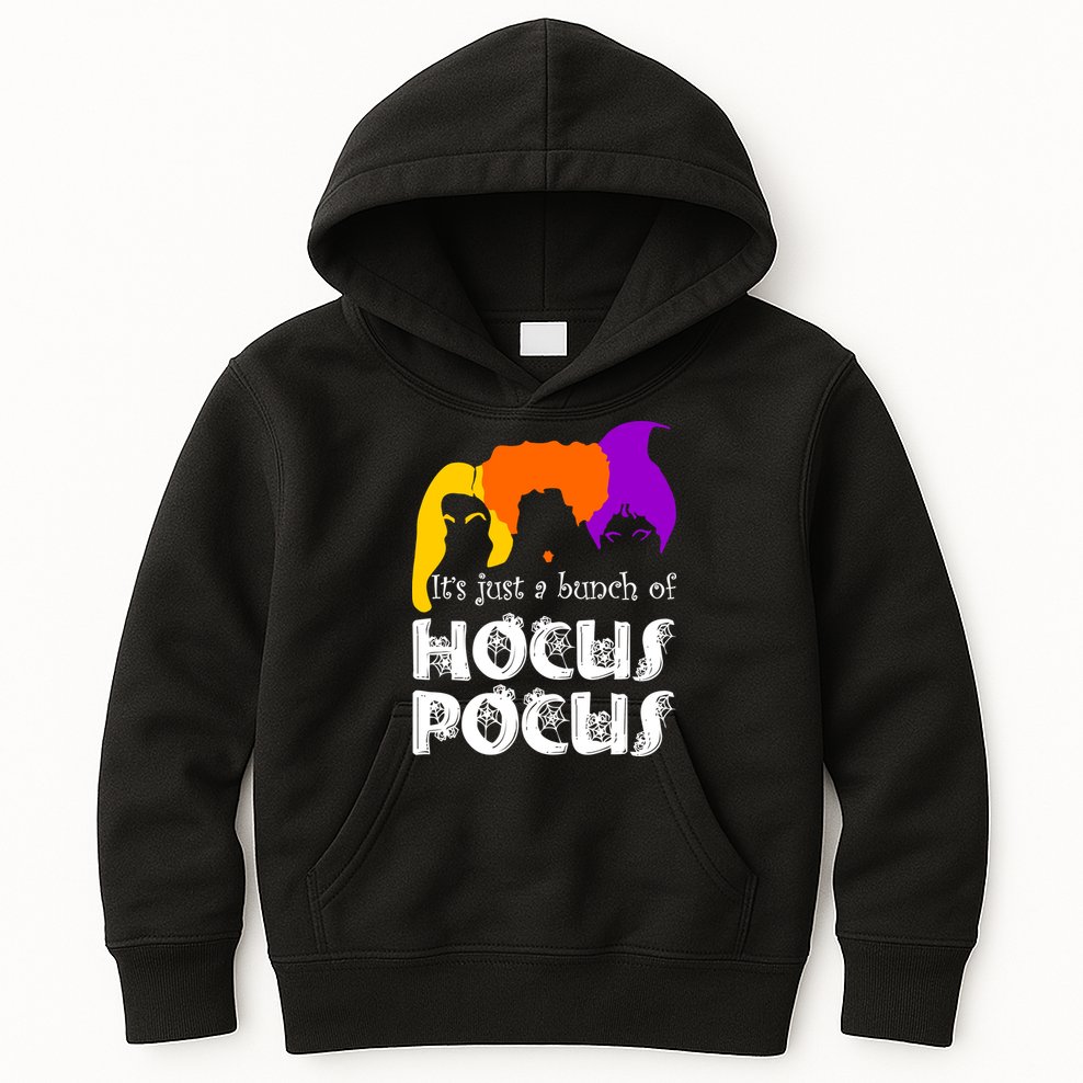 It's Just A Bunch of Hocus Pocus Halloween Kids Hoodie
