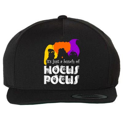It's Just A Bunch of Hocus Pocus Halloween Wool Snapback Cap