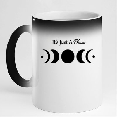 It's Just A Phase 11oz Black Color Changing Mug