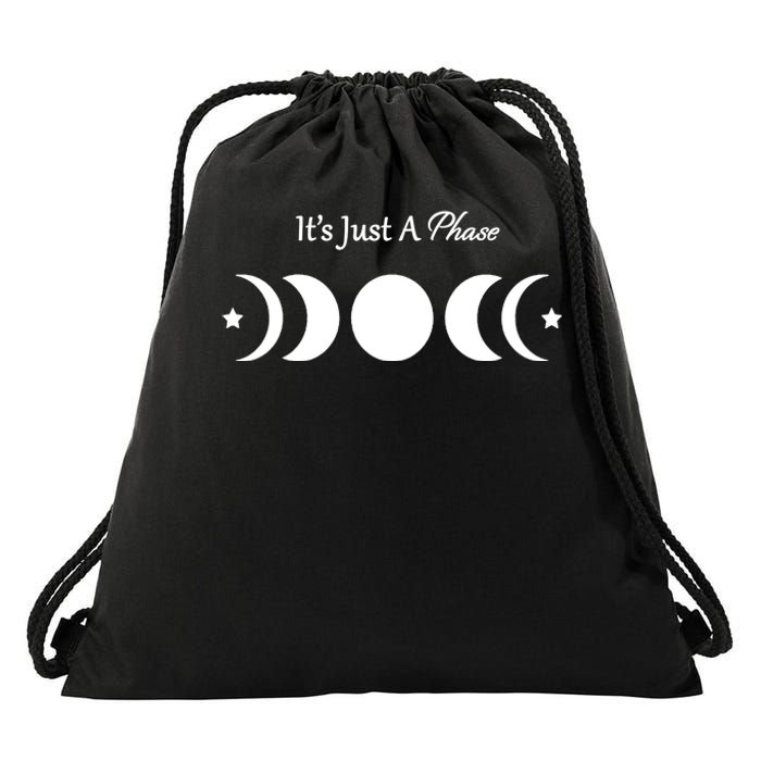 It's Just A Phase Drawstring Bag