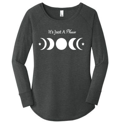 It's Just A Phase Women's Perfect Tri Tunic Long Sleeve Shirt