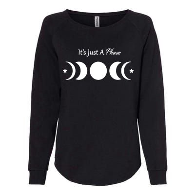 It's Just A Phase Womens California Wash Sweatshirt