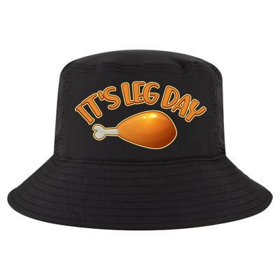 It's Leg Day Funny Thanksgiving Cool Comfort Performance Bucket Hat