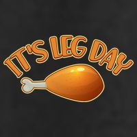 It's Leg Day Funny Thanksgiving Adult Drive Performance Visor