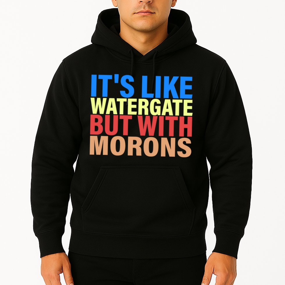 It's Like Watergate But With Morons Hoodie