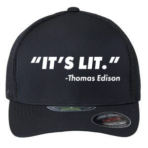 It's Lit Thomas Edison Flexfit Unipanel Trucker Cap