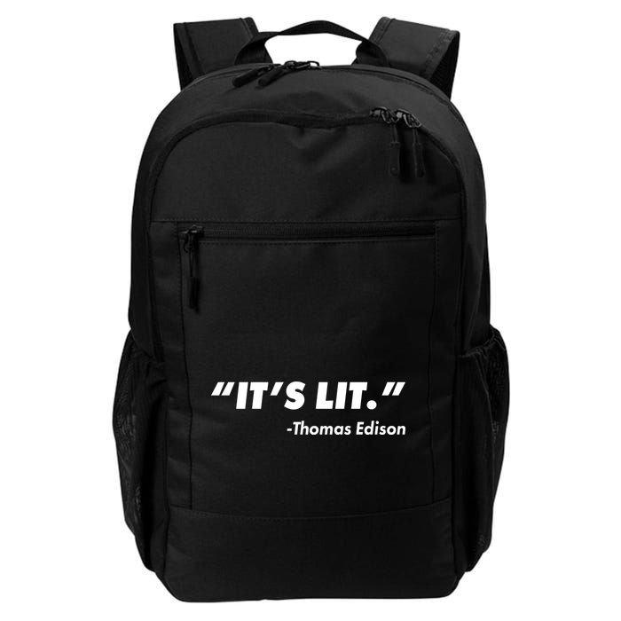 It's Lit Thomas Edison Backpack