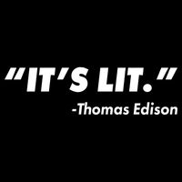 It's Lit Thomas Edison Backpack