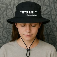 It's Lit Thomas Edison Bucket Hat