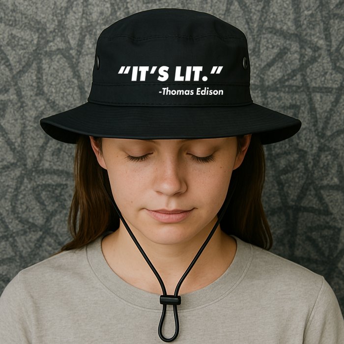 It's Lit Thomas Edison Bucket Hat