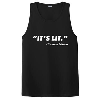 It's Lit Thomas Edison PosiCharge Competitor Tank