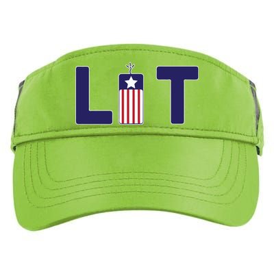 It's Lit USA 4th of July Adult Drive Performance Visor