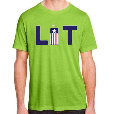 It's Lit USA 4th of July Adult ChromaSoft Performance T-Shirt