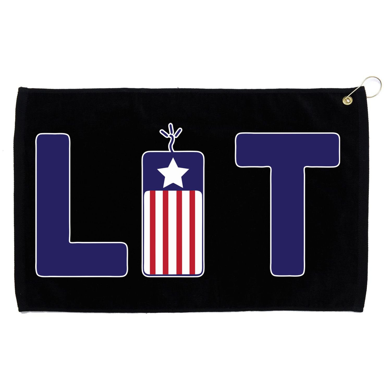 It's Lit USA 4th of July Grommeted Golf Towel