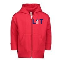 It's Lit USA 4th of July Toddler Zip Fleece Hoodie